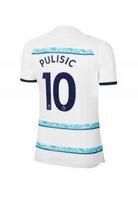 Fotbalové Dres Chelsea Christian Pulisic #10 Dámské Venkovní Oblečení 2022-23 Krátký Rukáv